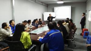 佛山正一鋁單板廠家內(nèi)部凝聚力培訓會議