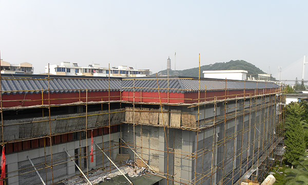 寧波鎮海中學金屬瓦工程
